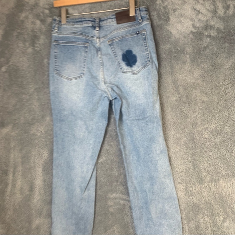 Lucky Brand Light Wash Shamrock 8/29 Ankle Crop Cut Off Hem Denim Jeans 26” L